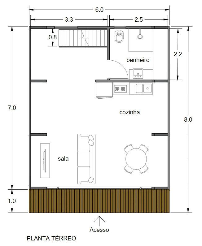 planta baixa chale aframe ecomorada garnet 1