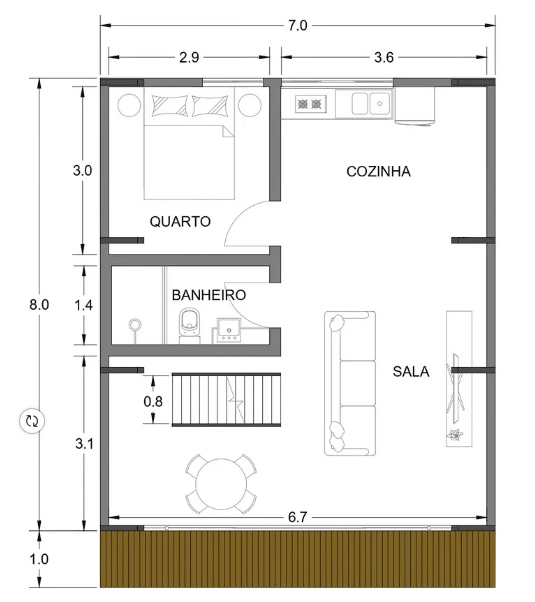 planta baixa safira chale 2 andares e mezanino 1