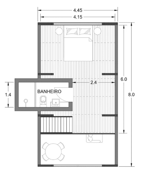 projeto chale a frame suico com mezanino onde comprar 1