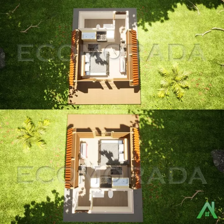 Plano De Corte 3D Chale Three Tiny House