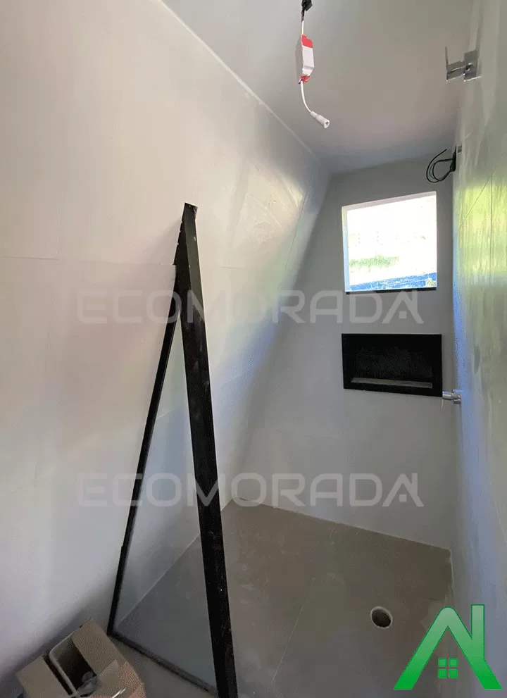 Banheiro Em Drywall Para Chales Pre Fabricados Ecomorada